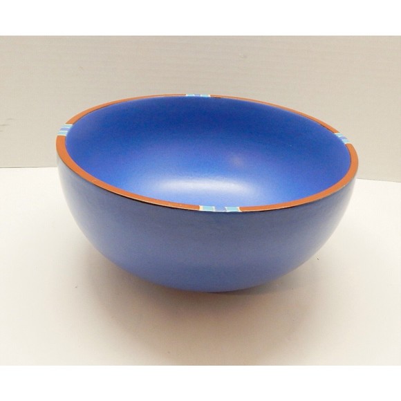 Dansk Mesa Sky Blue Mixing Pasta Serving Bowl Portugal Stoneware 10 Inch - Picture 2 of 11